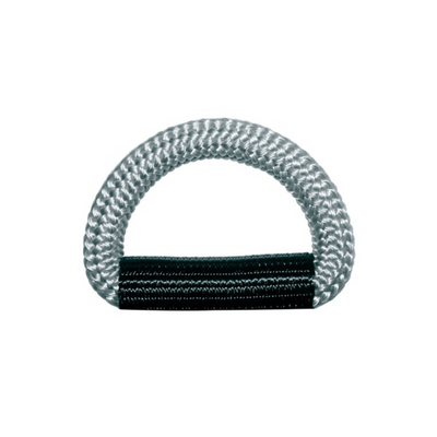 Grauer D-Ring mit Schutzhülle