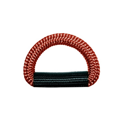 D-Ring mit Schutzhülle, Burgunderrot
