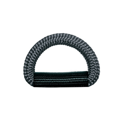D-Ring mit Schutzhülle, dunkelgrau